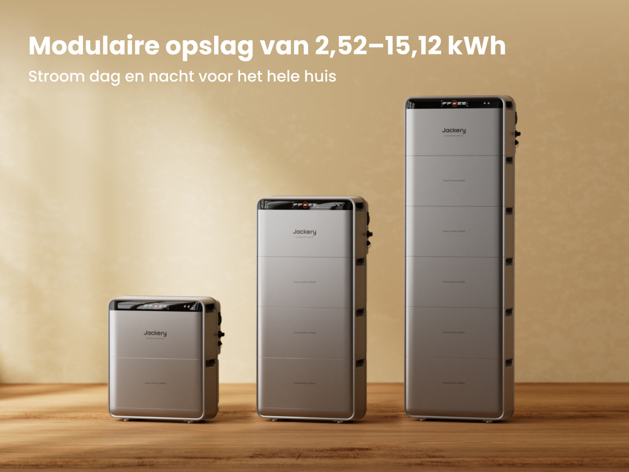 Jackery SolarVault 3 Pro Max AC - Uitbreidingsmodule BP2500 (2,52 kWh)