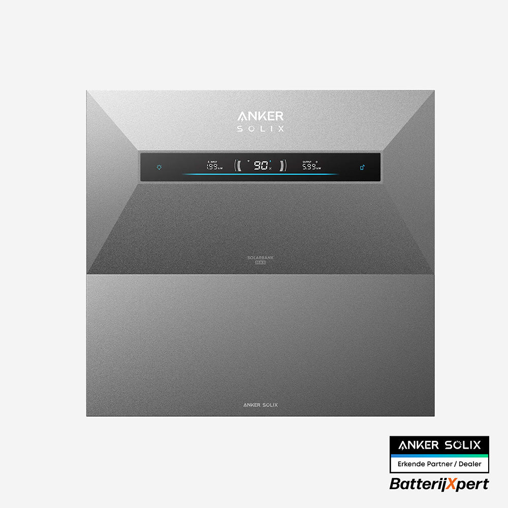 Anker SOLIX Solarbank Max AC 14 kWh thuisbatterij eenvoudige installatie