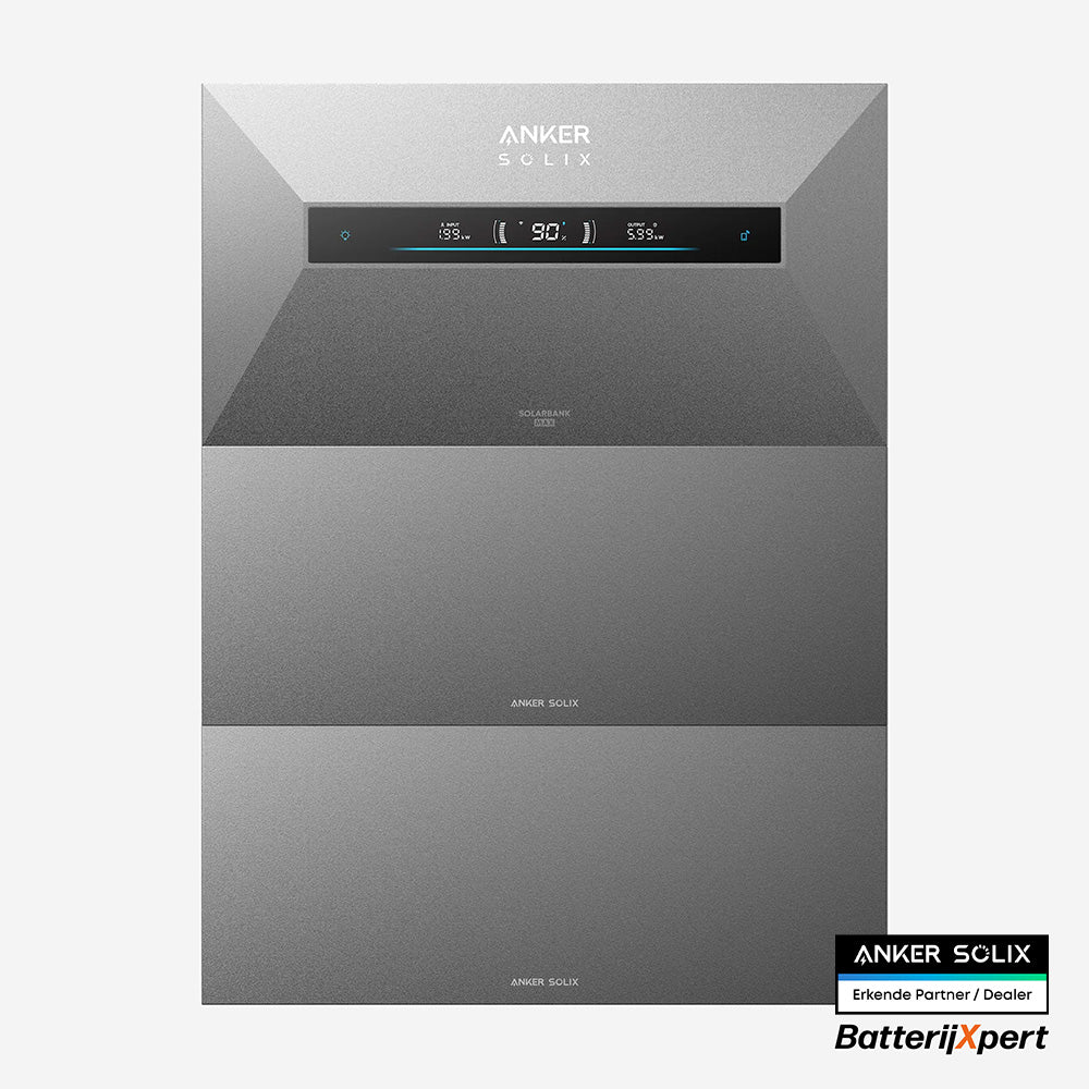 Anker SOLIX Solarbank Max AC 21 kWh thuisbatterij voor zonnepanelen