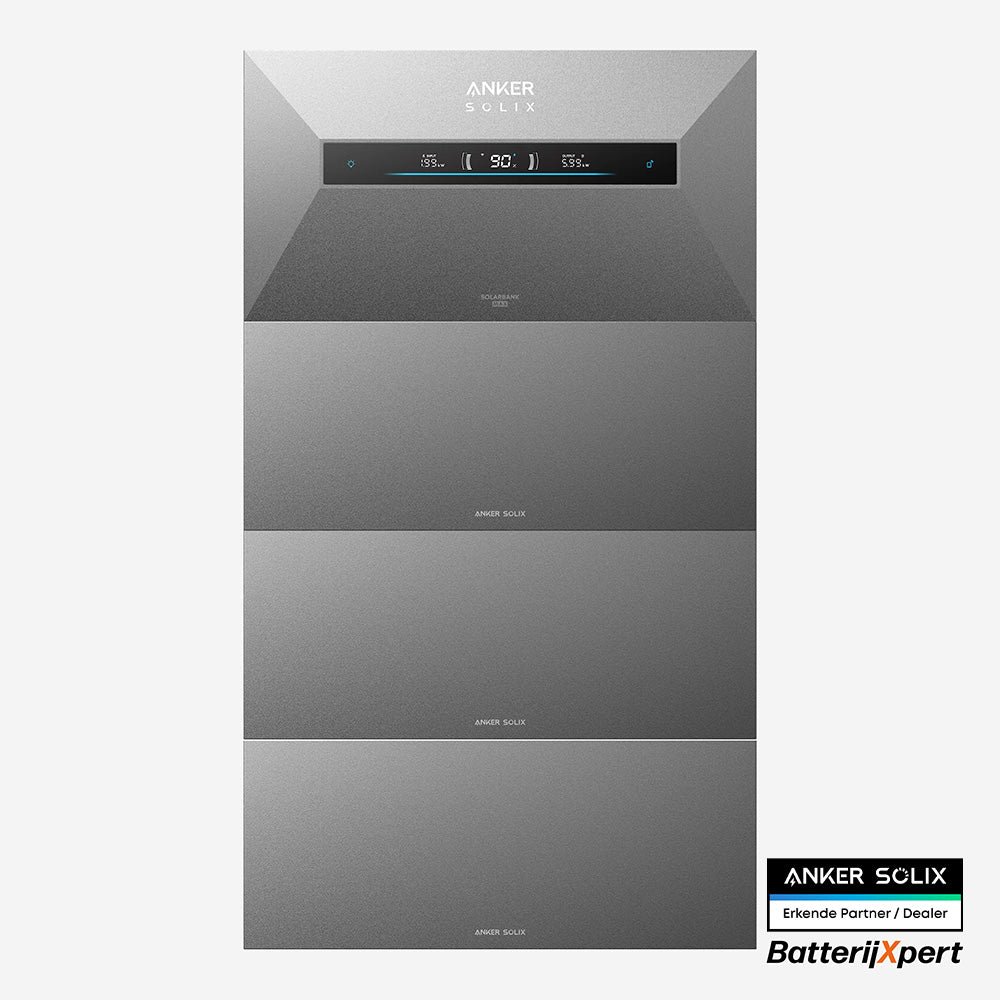 Anker SOLIX Solarbank Max AC 28 kWh thuisbatterij voor zonnepanelen