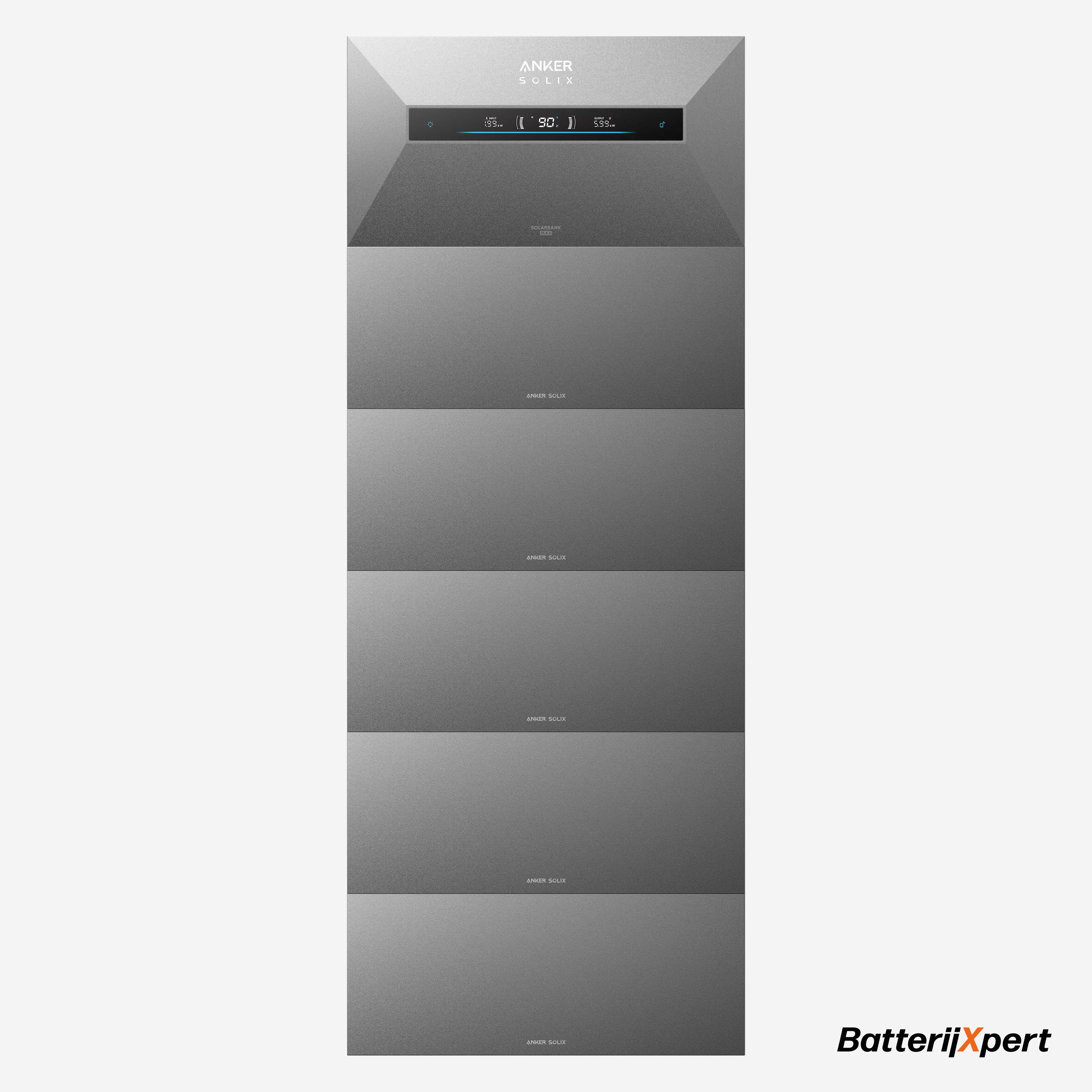 Anker SOLIX Solarbank Max AC 42 kWh thuisbatterij voor zonnepanelen