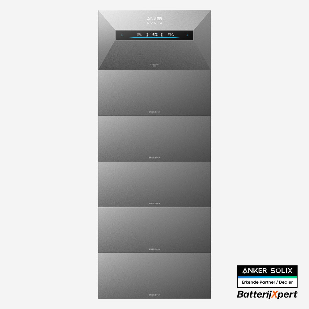 Anker SOLIX Solarbank Max AC 42 kWh thuisbatterij voor zonnepanelen
