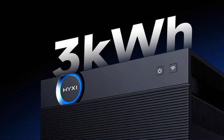 HYXI Halo plugin thuisbatterij met 3 kwh opslagcapaciteit.